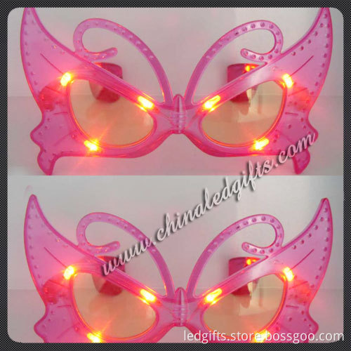 Flashing Butterfly Sunglasses